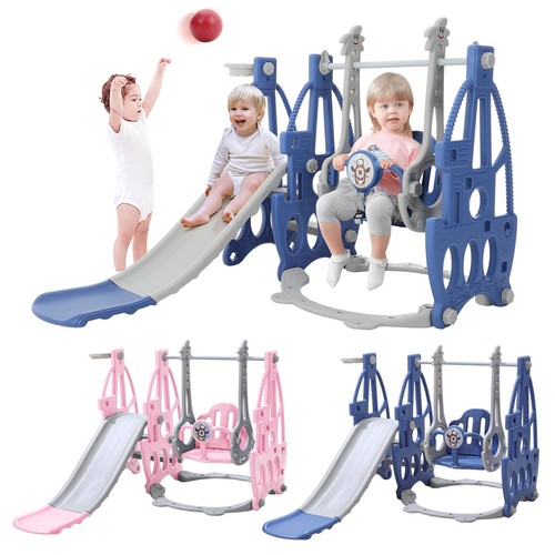 Kids slide and swing - kids,