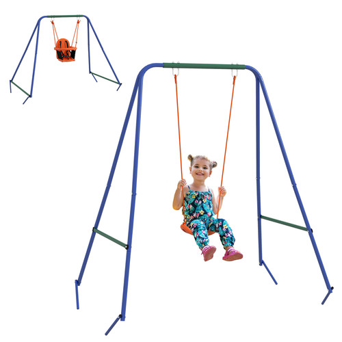 Kids garden swing set - garden,