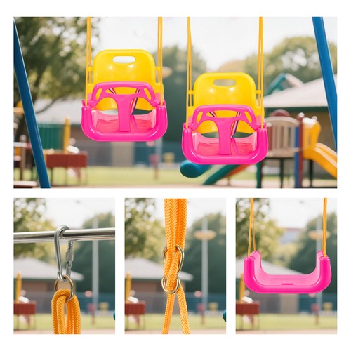 High back swing seat - 3-in-1,
