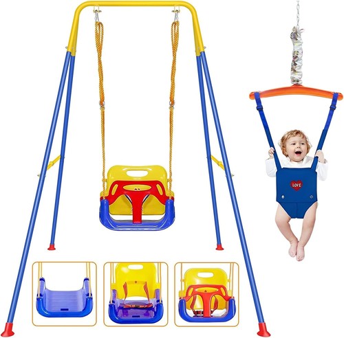 Toddler swing set for - 3-in-1,