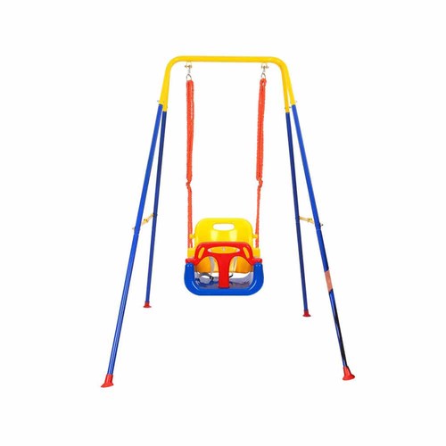 Baby swing set with safety - baby,