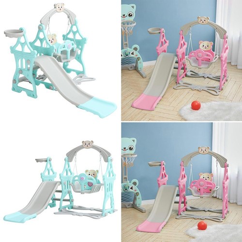 Kids swing slide climber - slide, set