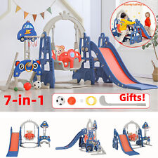 7in1 Kids Swing Slide Climber