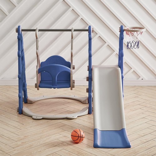 Kids garden swing slide and - slide,